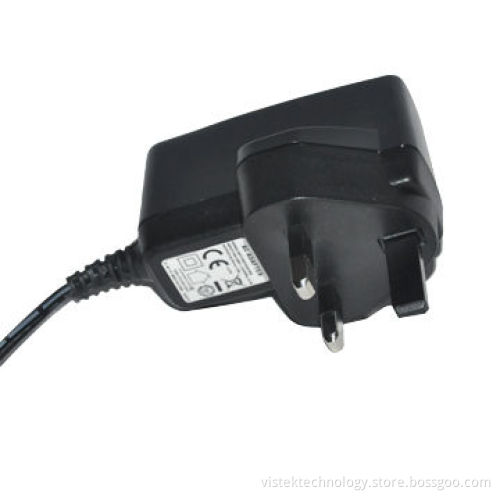 Vistek 10W UK Wall Mount AC/DC Switching Adapter, 47-63Hz Input Frequency Range